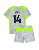 Manchester City Nico Gonzalez #14 Alternativní dres pro děti 2025-26 Krátký Rukáv (+ trenýrky)